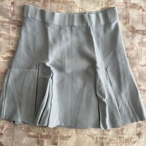 Zara Light blue A-Line Skirt